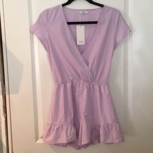 Tobi ruffle short romper